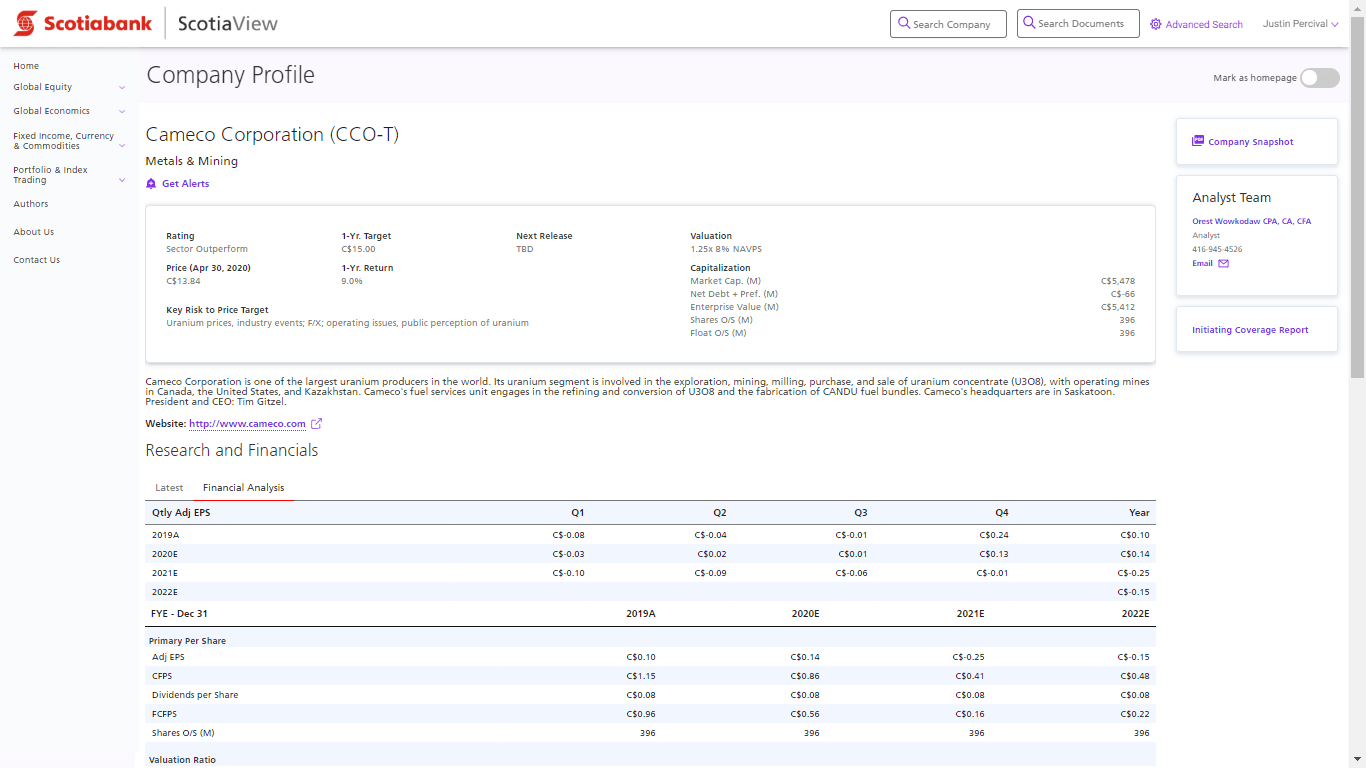 ScotiaView Company Page